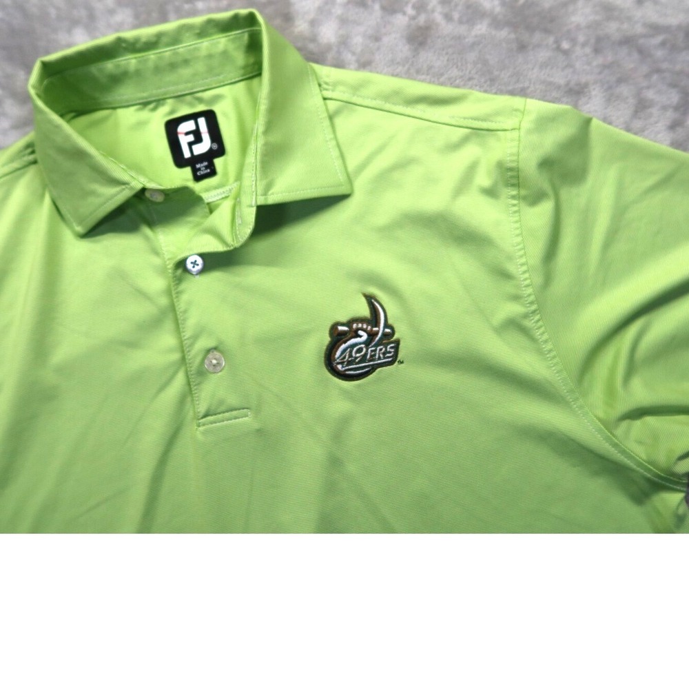 UNCC Charlotte FJ FootJoy Polo Shirt Men's M University North‎ Carolina 49ers